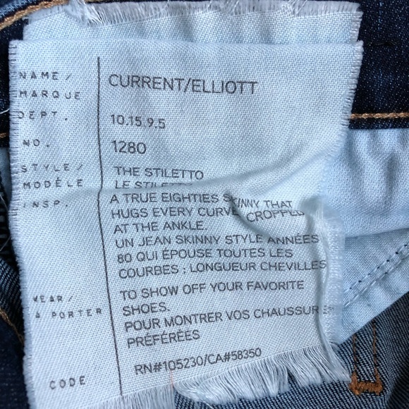 Current/Elliott The Stiletto Size 27 - Picture 4 of 5